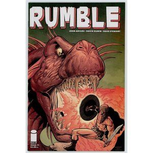 COOL DINOSAUR COVER on RUMBLE #11B, ©2019, Image Comics, Art by David Rubin